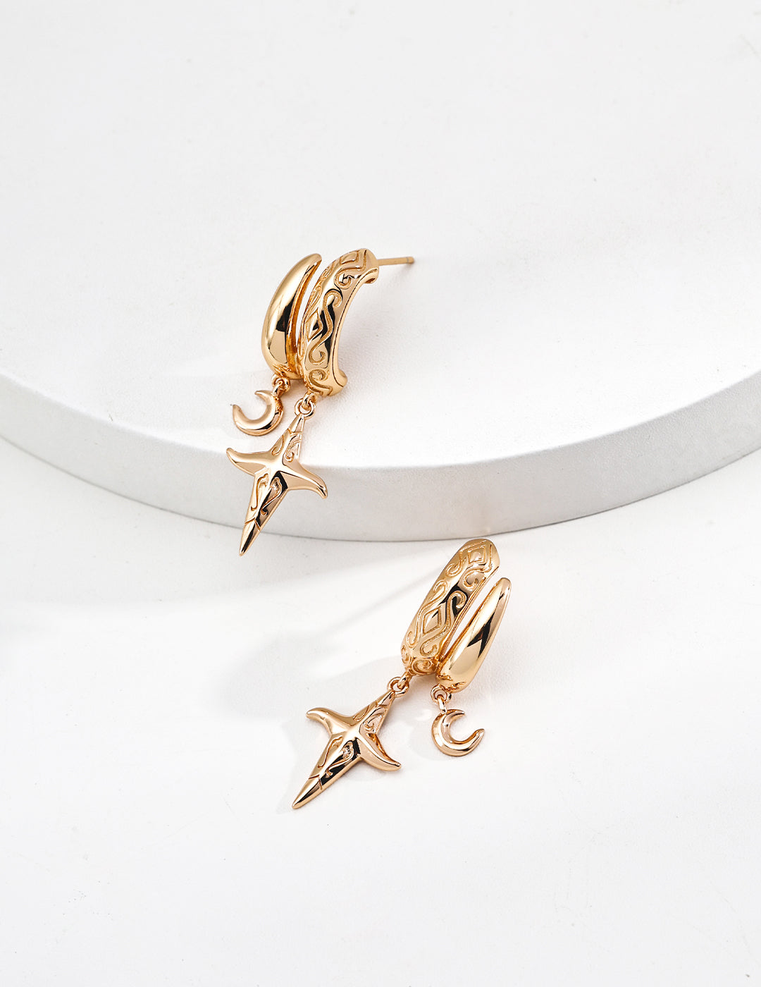 S925 Silver Retro Earrings