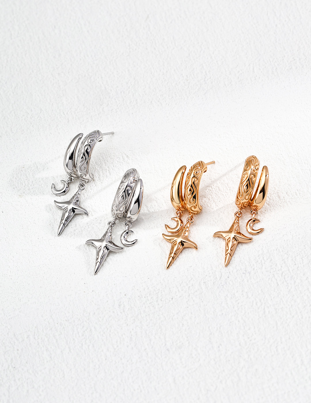 S925 Silver Retro Earrings