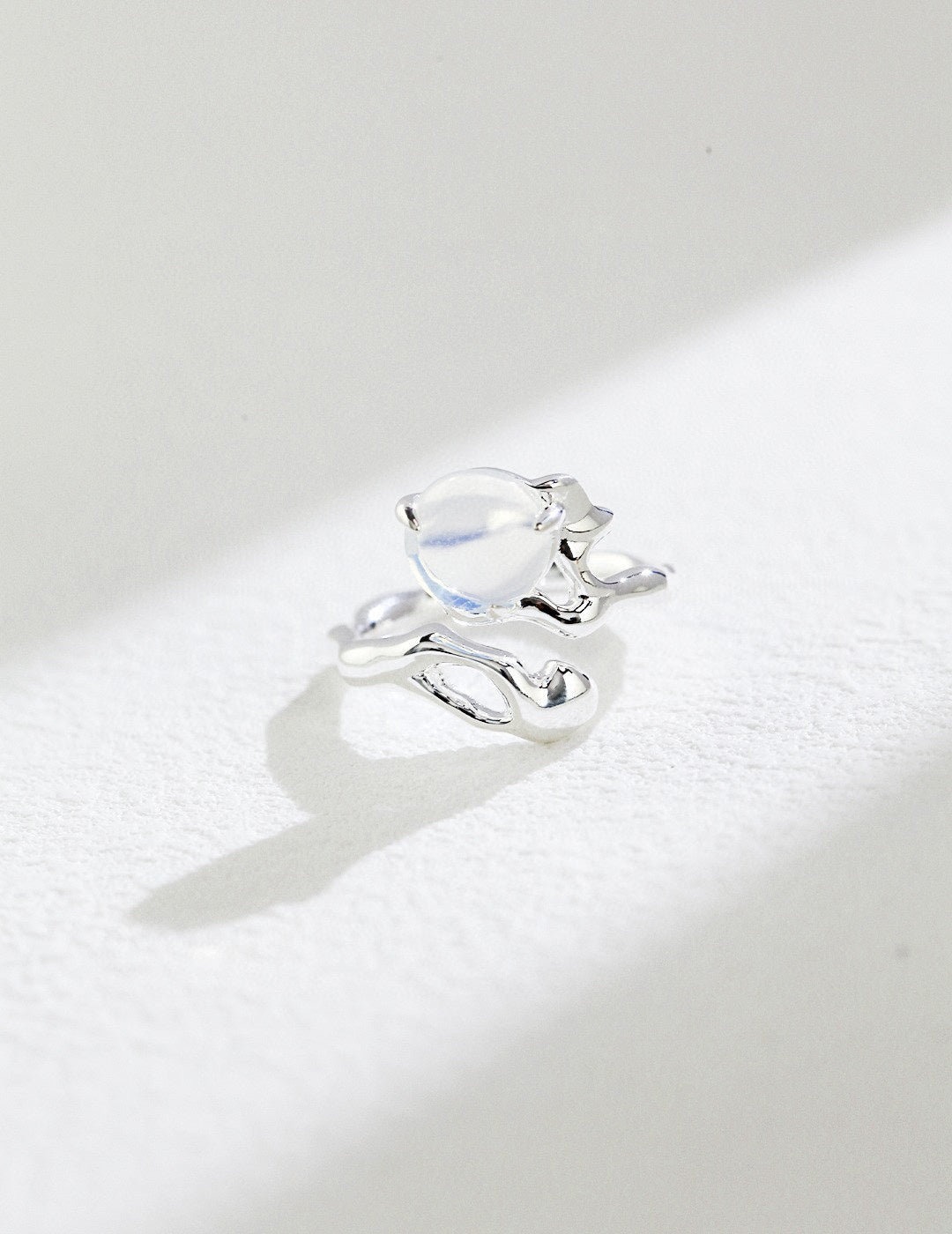 Pure Silver Opal Ring