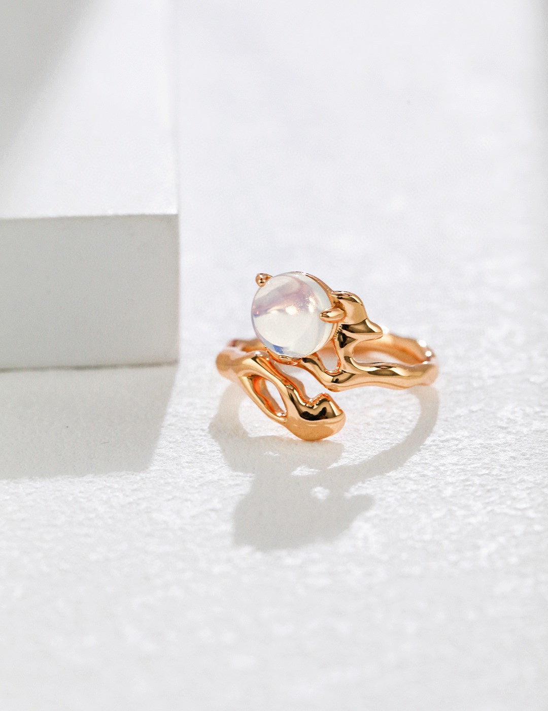 Pure Silver Opal Ring