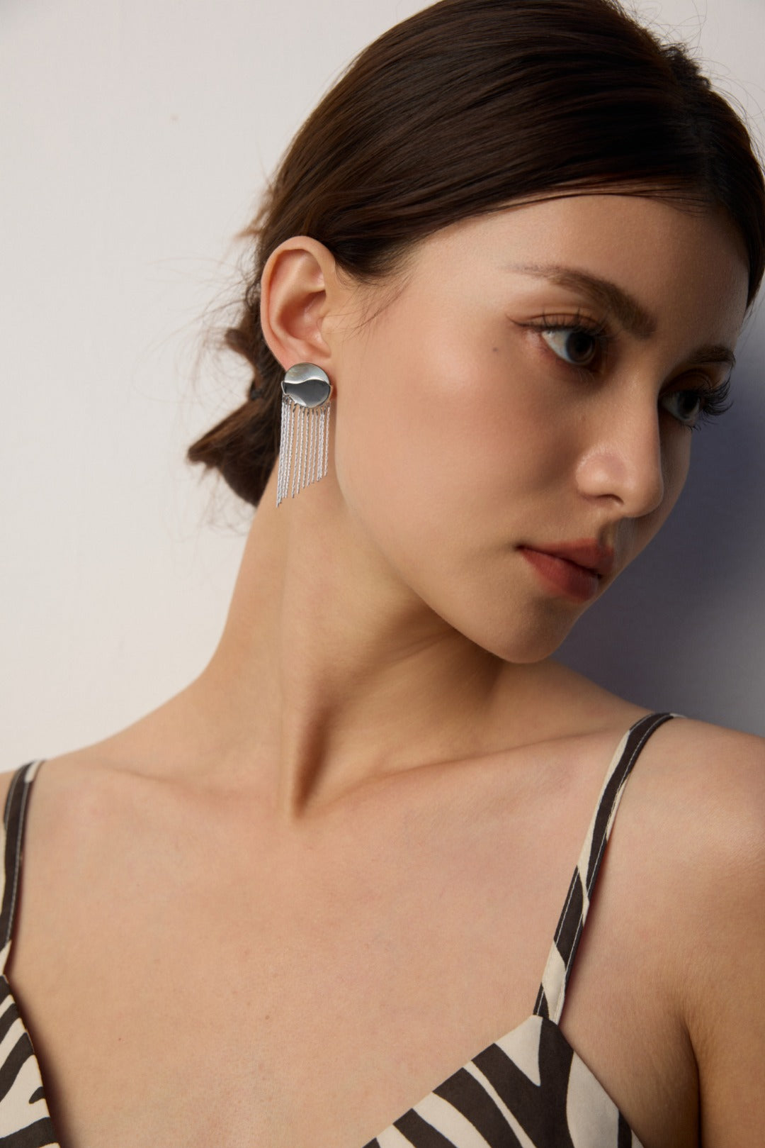 Simple Shell Earrings in Solid Silver