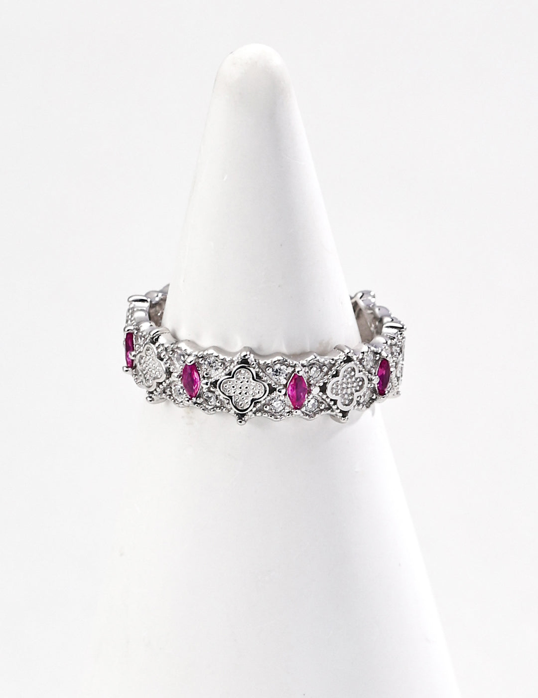 S925 FourLeaf Secret Language Ring
