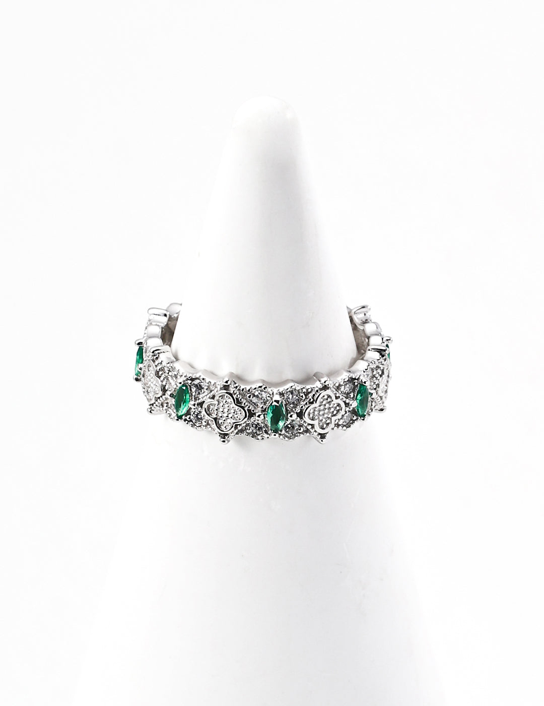 S925 FourLeaf Secret Language Ring